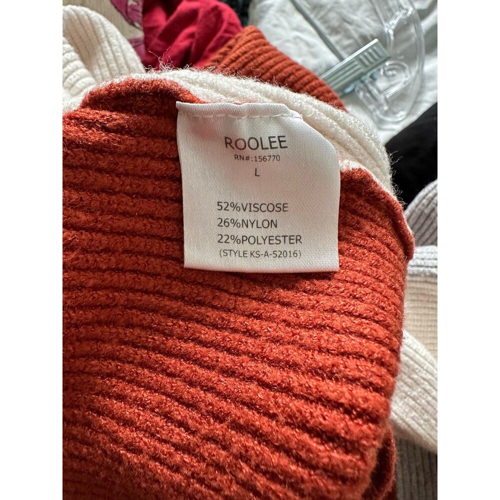 Roolee Color Block Pullover Sweater Size Multicol… - image 6